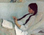 Maliavin, Philip Portrait of Elizaveta Martynova oil painting on canvas